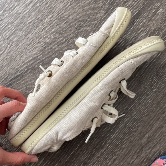 Beige heather flat sneaker shoes - Picture 11 of 17